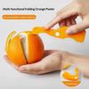 Stainless Steel Citrus Peeler Orange Grapefruit Pomelo Opener Easy Peel Household Kitchen Fruit Gadget Camping Picnic Tool