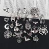 80-Piece Halloween Jewelry DIY Kit: Pumpkin, Skull, Bat & Witch Pendants for Earrings