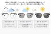 Kredel Photochromic Sunglasses UV and Blue Light Classic Retro Stylish UV Fashionable Eyeglasses for Men and Great Gift 4-Piece Set, Blocking, Style,