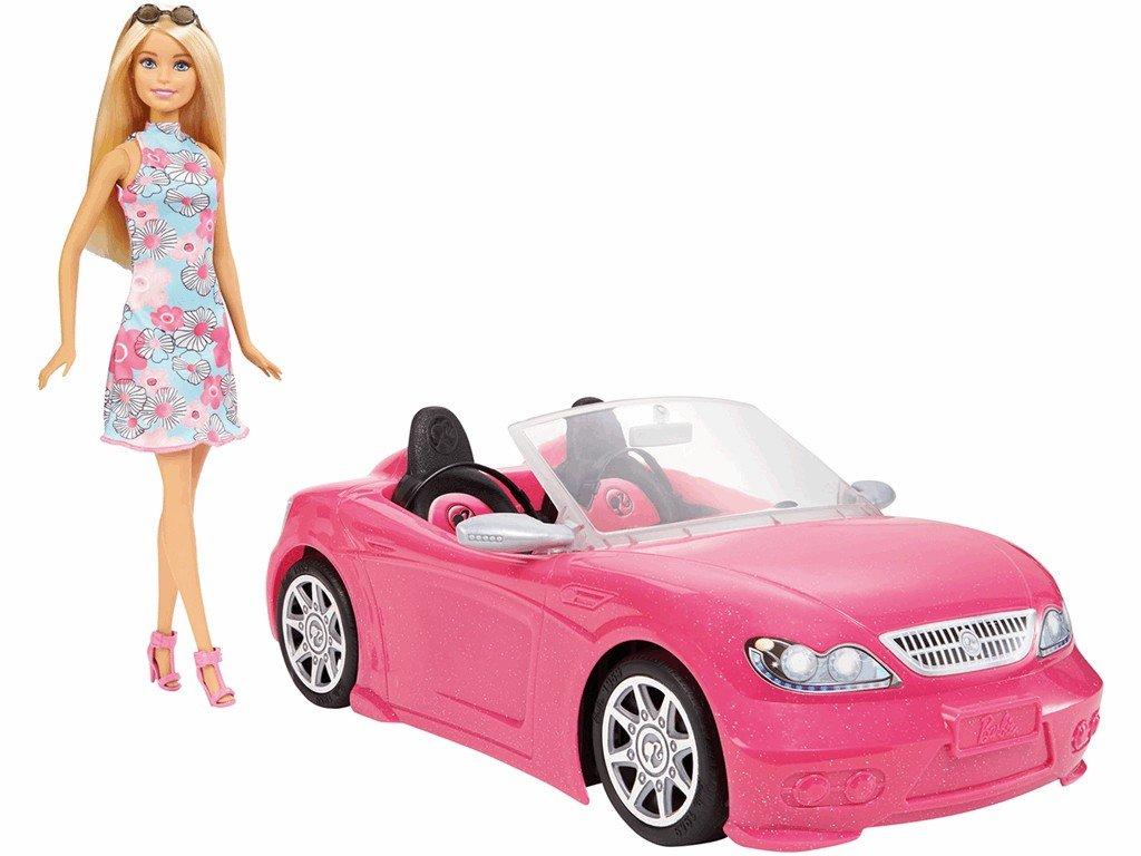 Barbie Ausgehen mit süßem rosa Auto Puppe 3 und FPR57 Barbie! [Anziehen & Haus] [Alter hoch]