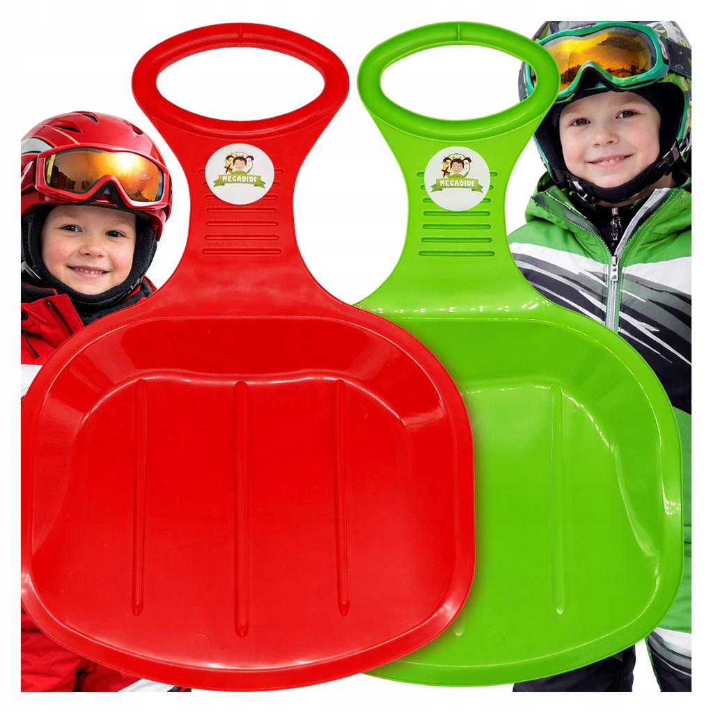 TWO pieces of SLIDE APPLE SET XL 51 cm solid PROFILED SLEDGE