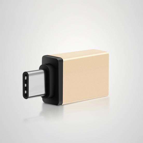 2 Stück USB3.0 Konverter Stabile Ausgabe Verdickte Schnelle Übertragungsschnittstelle OTG USB auf Typ-C