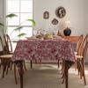 Tablecloth Jacquard Flower Bird Plant Rectangular Dining Table Cloth Thick Tablecloth Dustproof