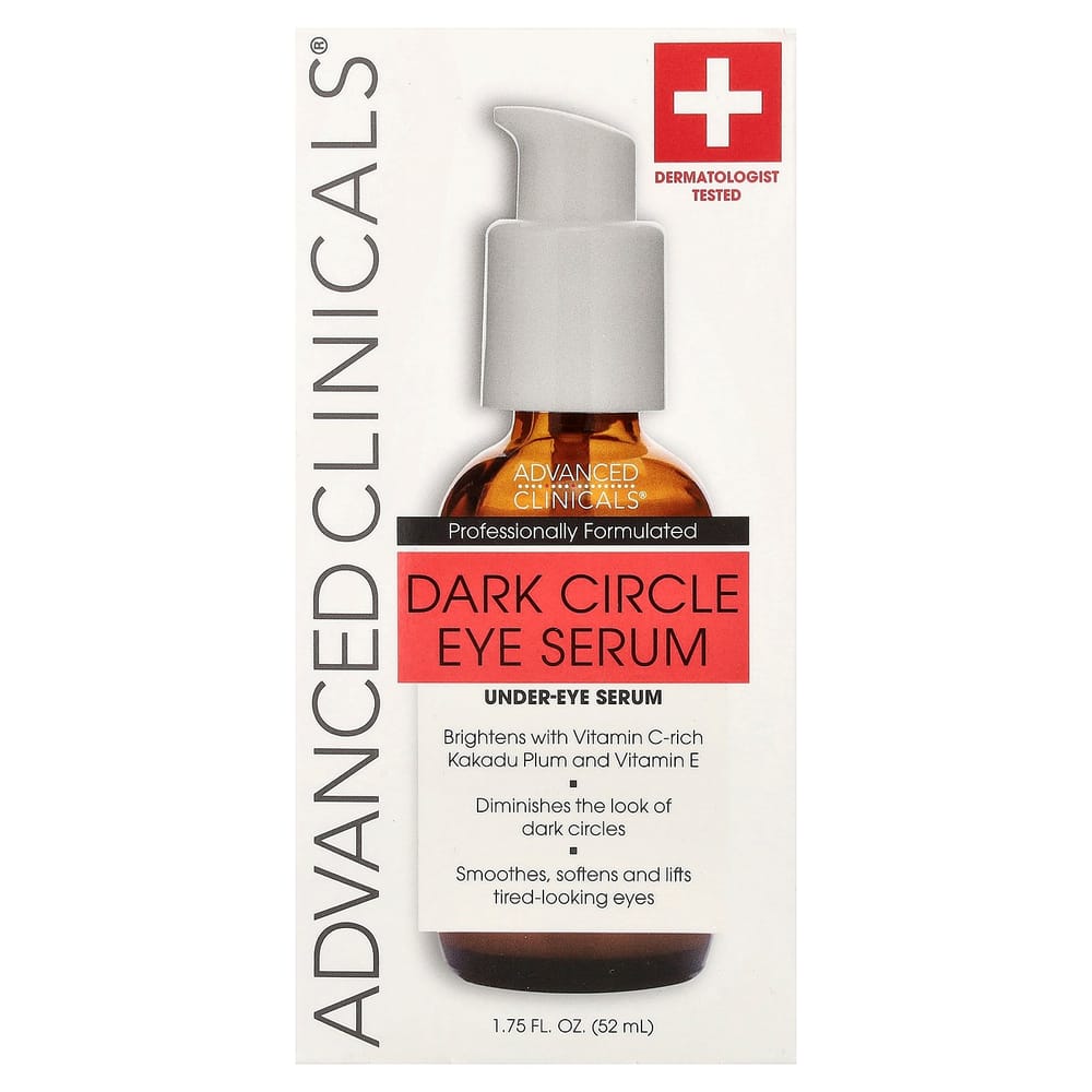 Advanced Clinicals Dark Circle Serum, Fragrance-Free, 52ml (1.75fl oz)