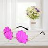 Popular Rimless Shell Sunglasses for Parties and Music Festivals with Bright Color Great for Fashionable Women Wear