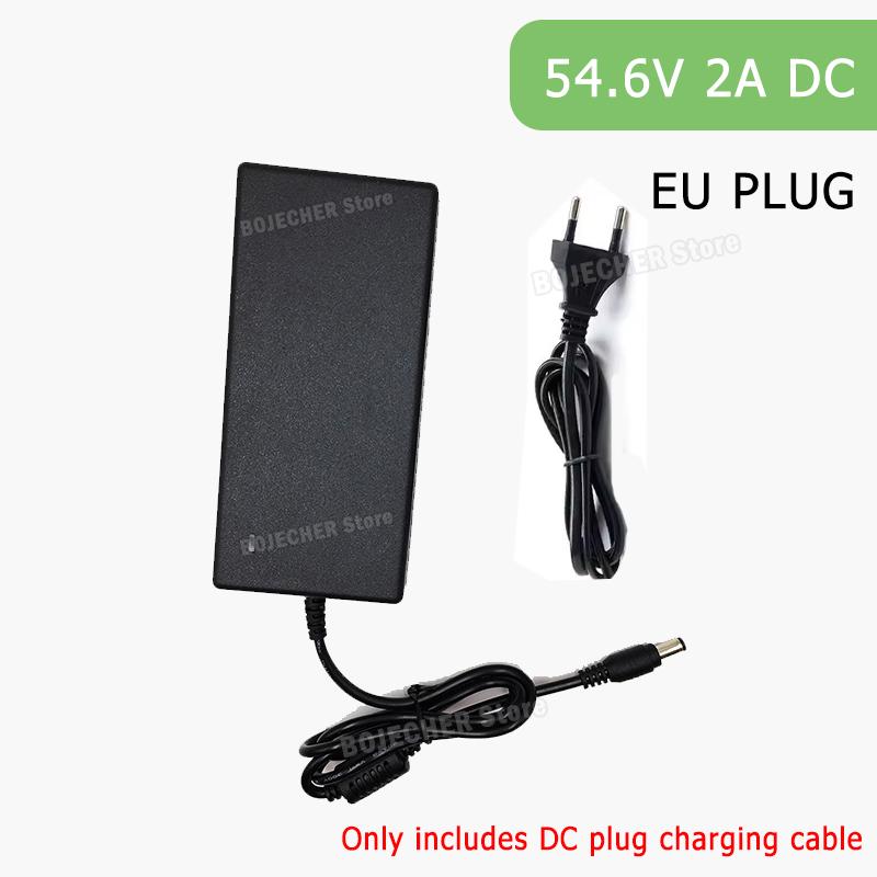 42V 54.6V 2A Lithium Battery Charger Universal 5Plugs Battery Power Adapters For AC100-240V 36V 48V 2A Battery Pack EU / US Plug