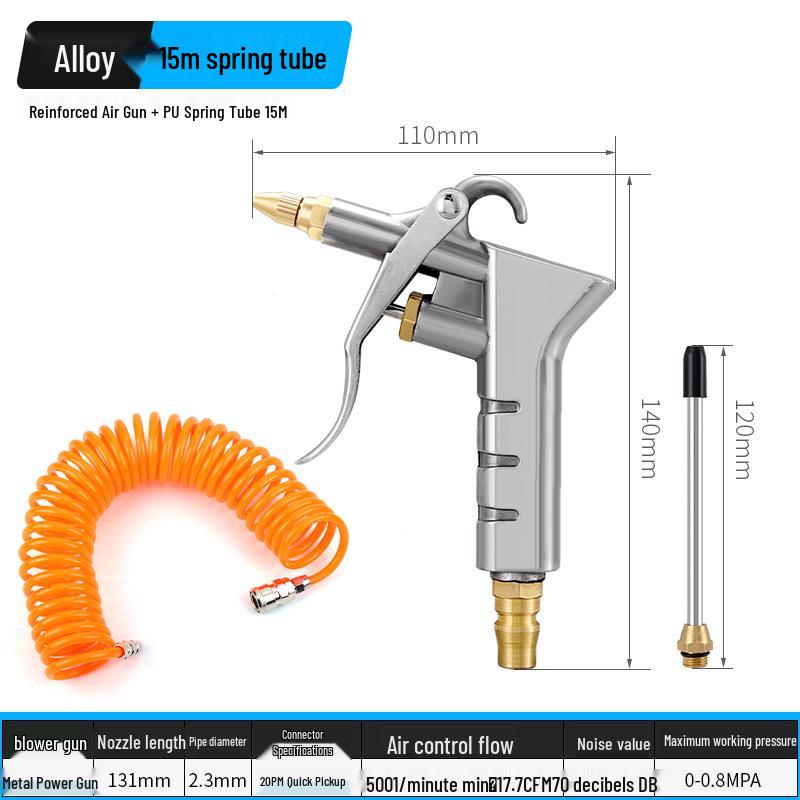 High-Pressure Air Duster Gun for Dusting and Blowing