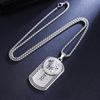 Collana Pendente Uomo Coreana Trendy a Doppio Strato: Stile Hip Hop, Accessorio Personale, Regalo per Coppie.