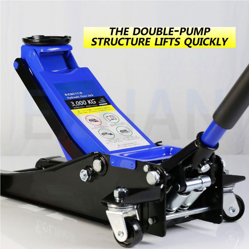 2T/2.5T/3T Horizontal Hydraulic Lifting Jack 4S Shop Lifter Auto Repair Shop Small Car Truck Tire Changing Tool Car Lifting Jack