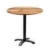 Round Table - Bazila Light Tan - Ø 80 Cm - Particle Board - Easy Assembly