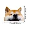 2 Pack 5"x4" Adorable Shiba Inu Vinyl Stickers - Funny Cartoon Design, Waterproof and