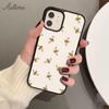 Bees Phone Case for iPhone 11 12 13 14 Pro Max Mini X XR XS SE 2020 5 6S 7 8 Plus Samsung Galaxy S21 S22 Cover Shell