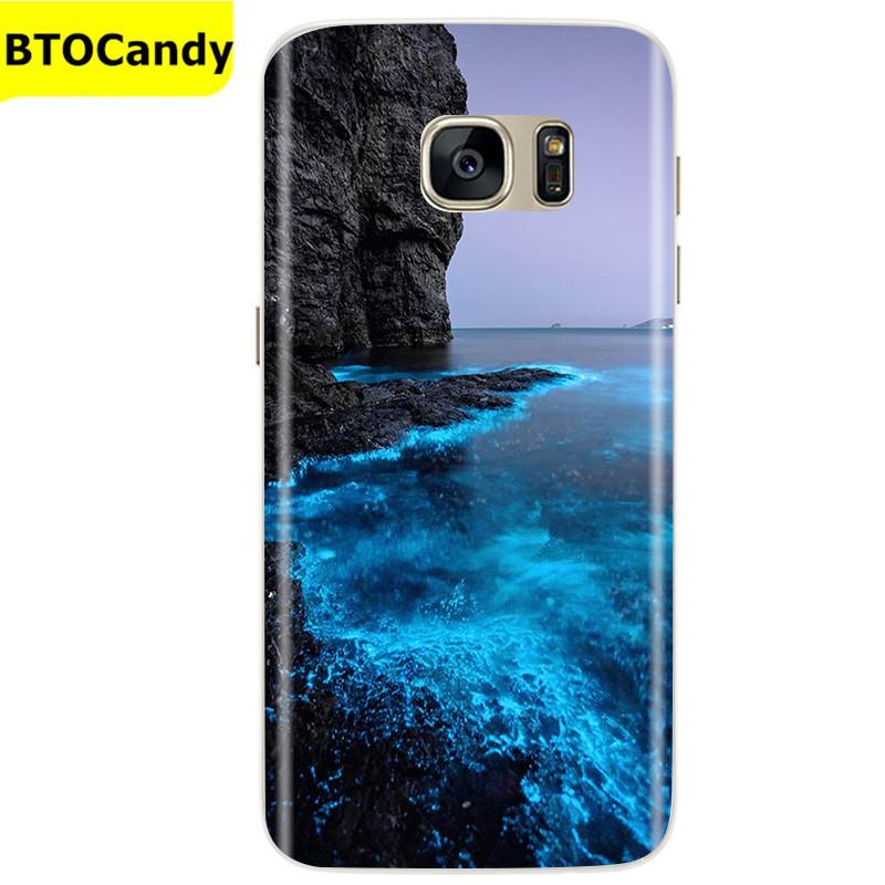 

Силиконовый чехол для Samsung Galaxy S7 Edge, чехол с милым узором, мягкий чехол из ТПУ для телефона Samsung Galaxy S7 S 7 Edge, задняя крышка, чехол Samsung S7