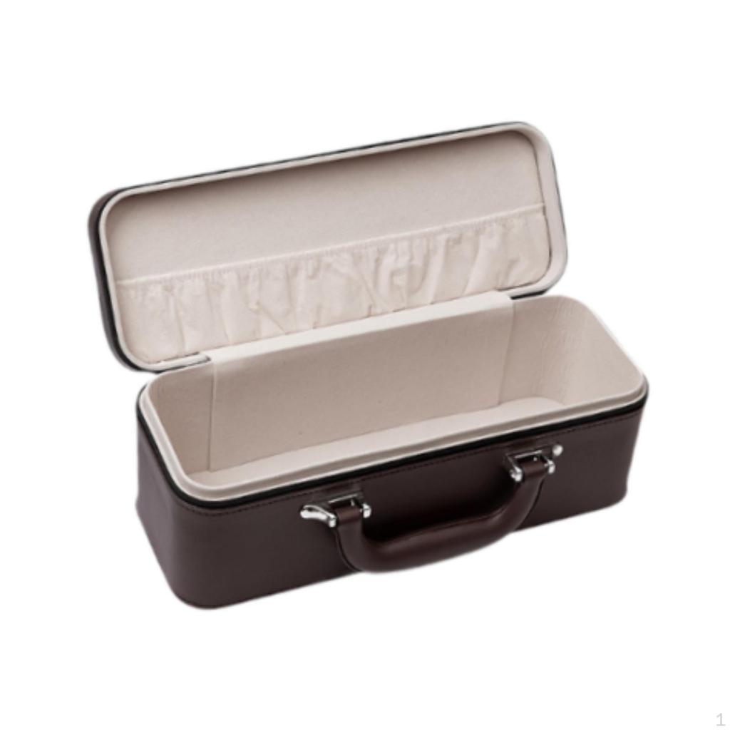 Jewelry Storage Box Bracelets Display Holder with Handle Elegant Spacious Necklace Bracelet Case