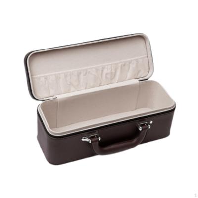 Boîte de rangement élégante, pratique et robuste en cuir PU pour bijoux, présentoirs pour bracelets,