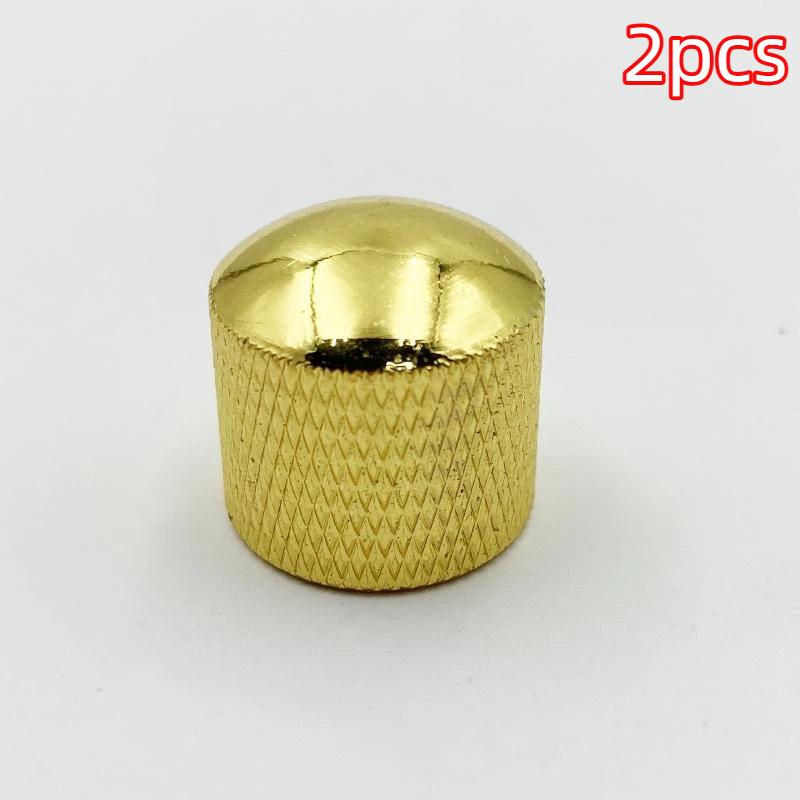 2Pcs 18*18Mm Tone Top Potentiometer Volume Control Rotary Knobs For 6Mm Shaft Guitar Volume Iron Knob