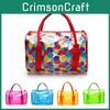 Fashionable Pvc Waterproof Gym Wash Bag Chic Handheld Jelly Beach Carrying Organizer
