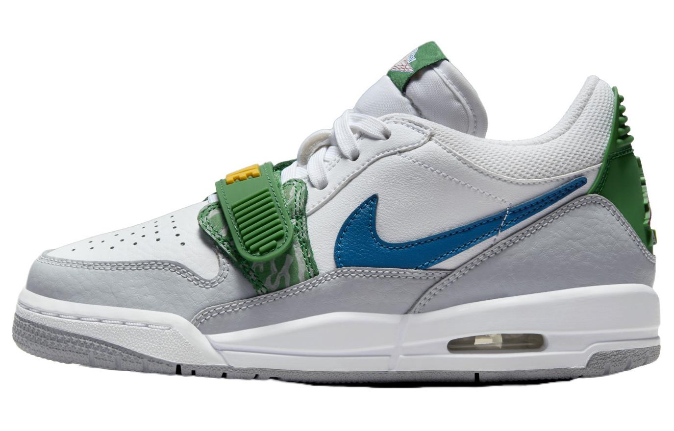 Air Jordan Legacy 312 Low GS  White Pine Industrial Blue  CD9054-140 35.5
