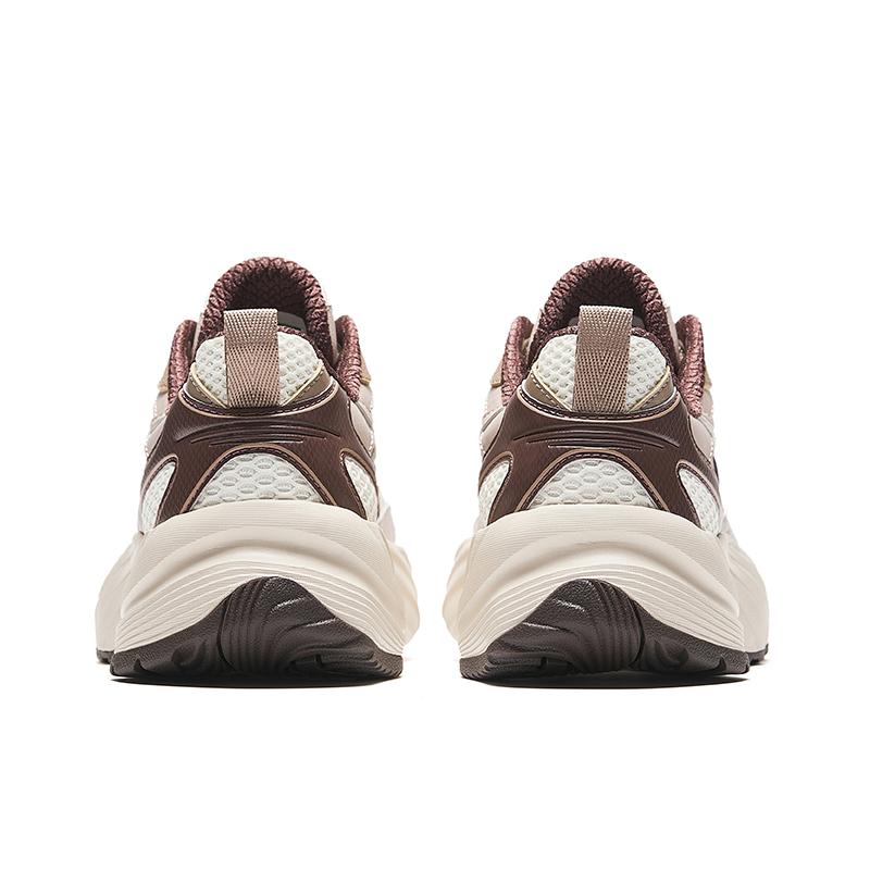 Anta Bear Shoes Height Increasing Lightweight Low-Top Casual Shoes Women's Ivory White Sneakers