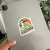 Retro Sticker, Oh Look, Nobody Gives A Shit, Gen X Sticker, Sarcastic Sticker, Funny Laptop Decal, Retro Sunset Sticker, Stickers for Tablet