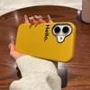 Simple Lychee Pattern Soft Shell Suitable for IPhone16 Mobile Phone Case Apple 15 Protective Case 14 13 Large Hole Metal Frame