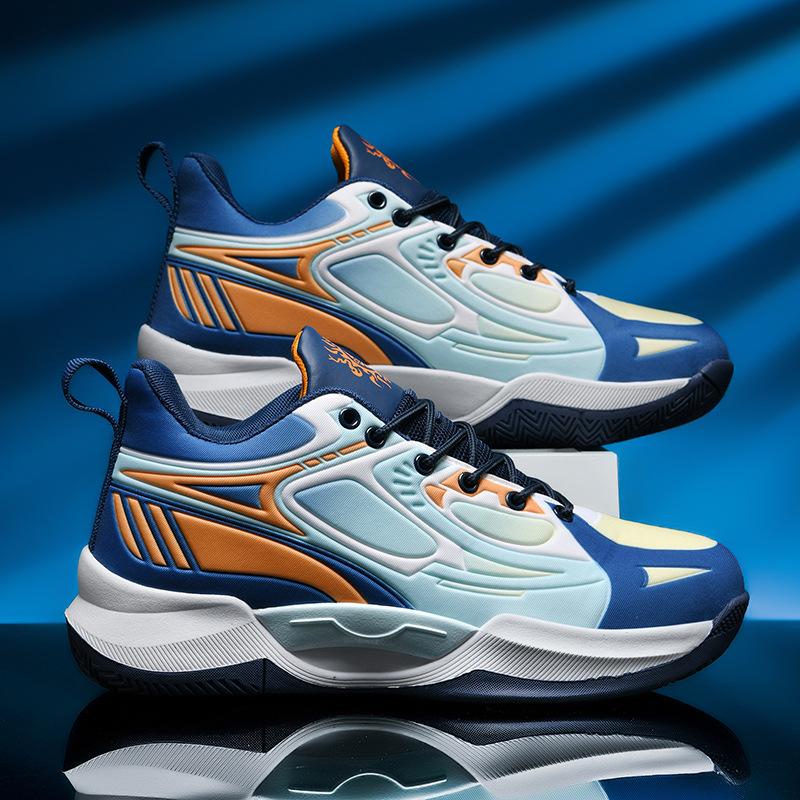 Men's Sports Shoes New Children's Primary and Secondary School Students and Older Children's Sports Cement Ground Training Actual Basketball Shoes 202