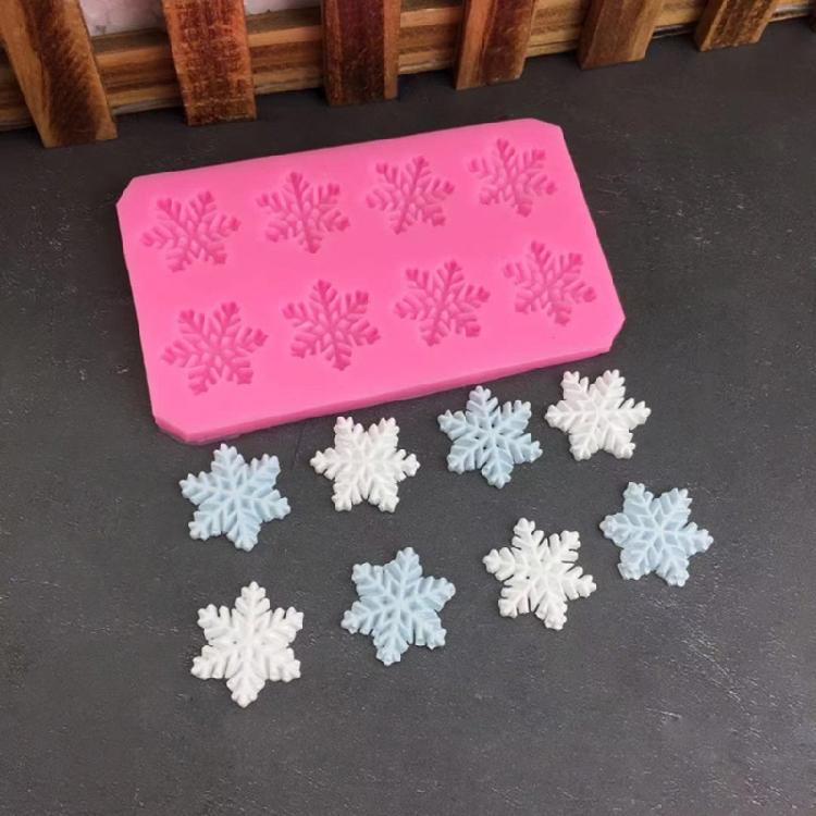DIY Snowflakes Shape Fondant Mold Baking Gadgets Cake Baking Accessories 5 Types