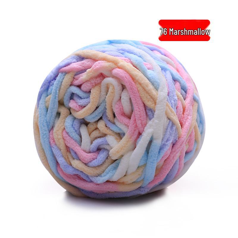Ice Bar Chunky Soft Yarn for Hand-Knitted Scarves, Crochet Hooks, Slippers, and DIY Projects for Men and Women