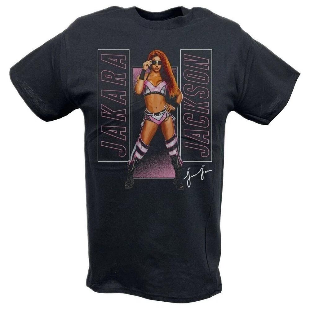 Jakara Jackson Pose Black Tshirt M