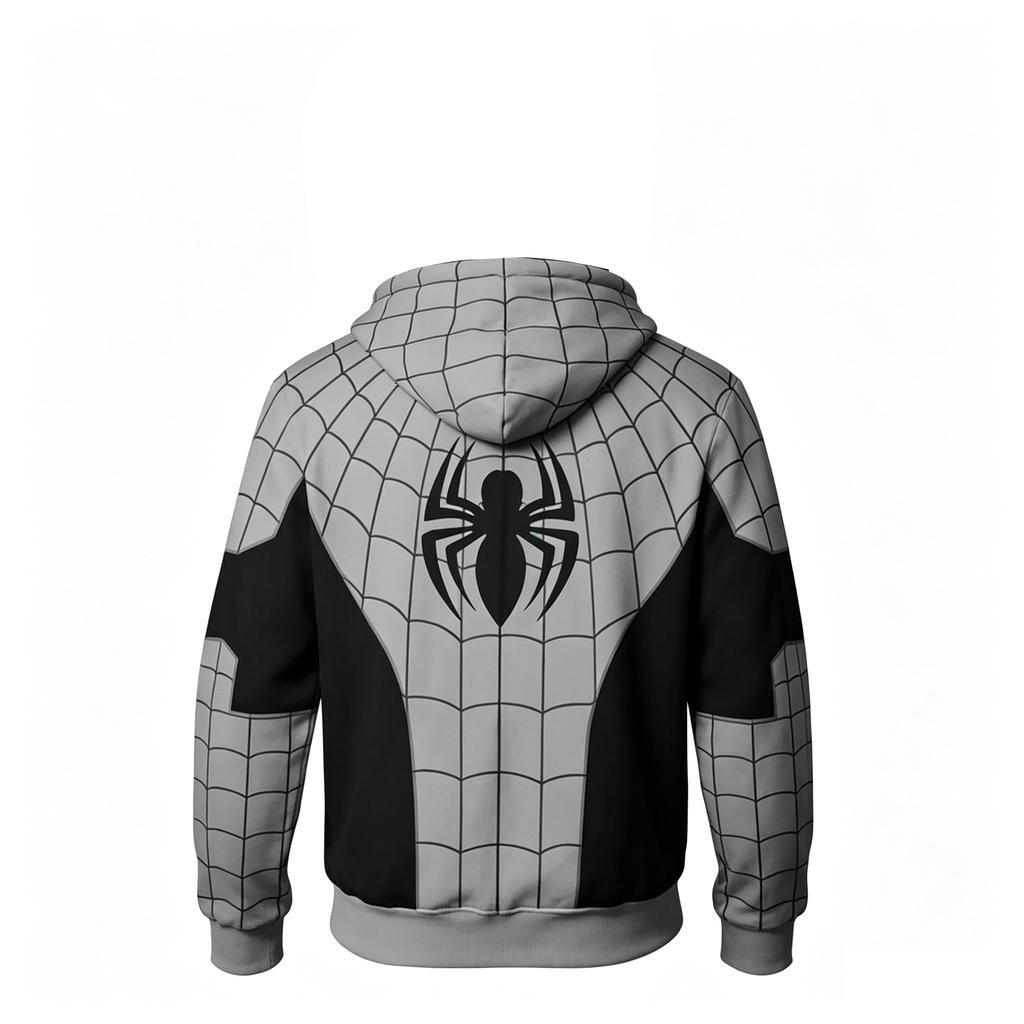 Unisex Casual Loose Fit Long Sleeve Hoodie with Printed Pocket