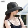 Fashion Boho Lafite Straw Hat Dome Wide Brim Women's Sun Hats Visor Polka Dot Beach Hat Outdoor