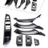 For BMW F10 F18 Car Inner Window Lift Switch Armrest Panel Door Handle Trim 7pcs
