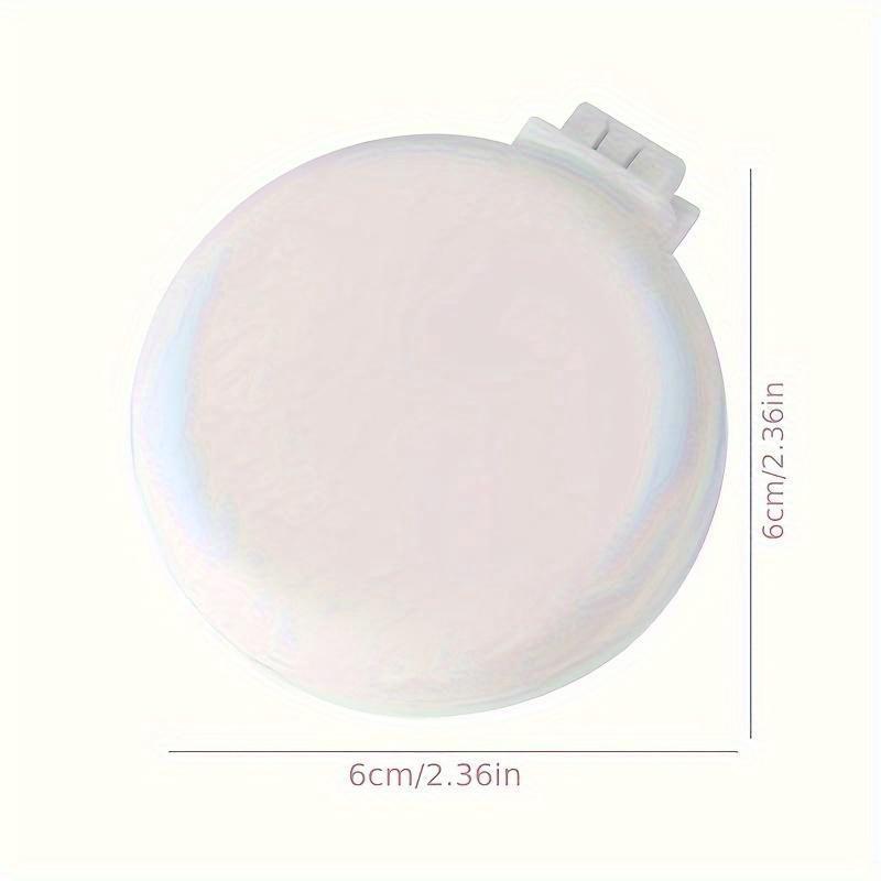 1 STÜCK Kleiner Kamm mit Klappspiegel Reise Tragbar Massage Klappkamm Damen Haarbürste Stylingwerkzeug