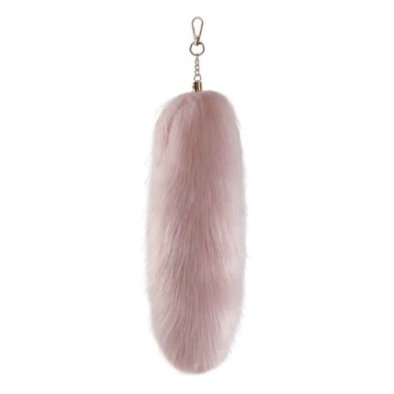 Faux Furs Foxes Tail Keychain Furs Foxes Tail Keyring Handbag Hangings Charms