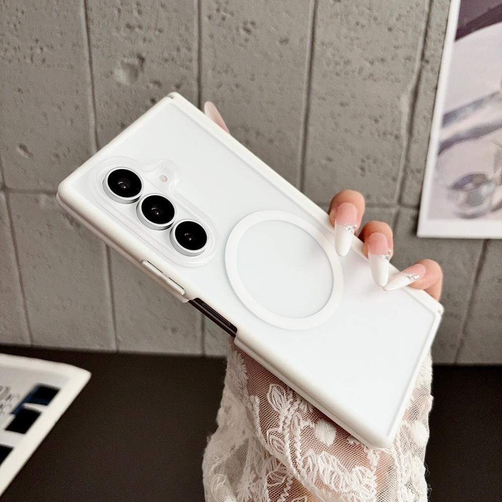 Matte Magnetic For Magsafe Phone Case For Samsung Galaxy Z Fold 8 Ultra Fold8 Transparent Shockproof Protection Slim Hard Cover