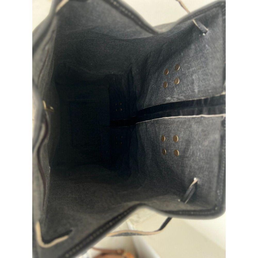 21" Lederrucksack Echtleder Rucksack Laptop Reise Schwarz Herrentasche