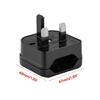 2pcs EU to UK Plug Adapters European to UK Set Universal Input Wall Socket