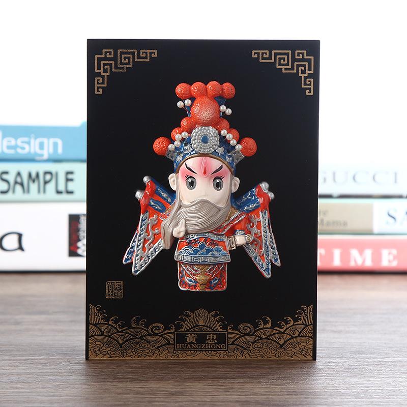 China Traditional Peking Opera Facial Makeup Ornaments Business Gift Souvenirs Home Decor Crafts Wedding Birthday New Year Gift