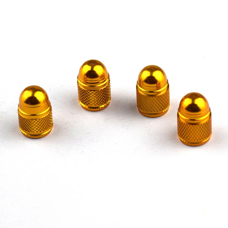 4/8pcs Aluminum Alloy Car Wheel Tire Valve Caps Bullet Tyre Valve Cap Motorcycle Bike Tire Rim Stem Cover Dust Proof Nipple Caps