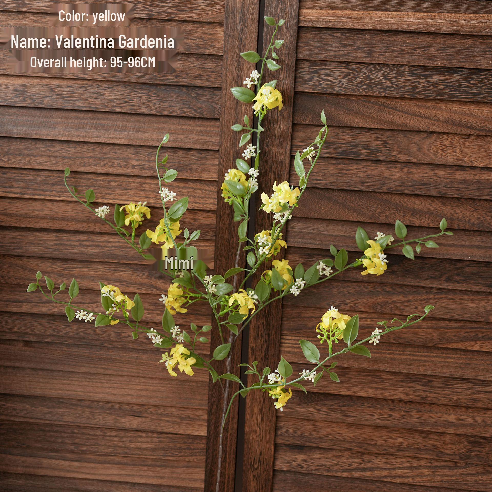 

Valentina Gardenia Artificial Wedding & Home Decor Bouquet - Rose Flower Wall Decor