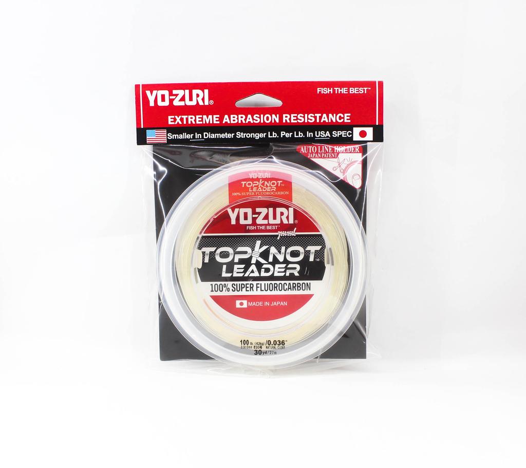 Yo Zuri Duel Topknot Leader Fluorocarbon 100lb 30yds 0.91mm R1236-NC (0791)