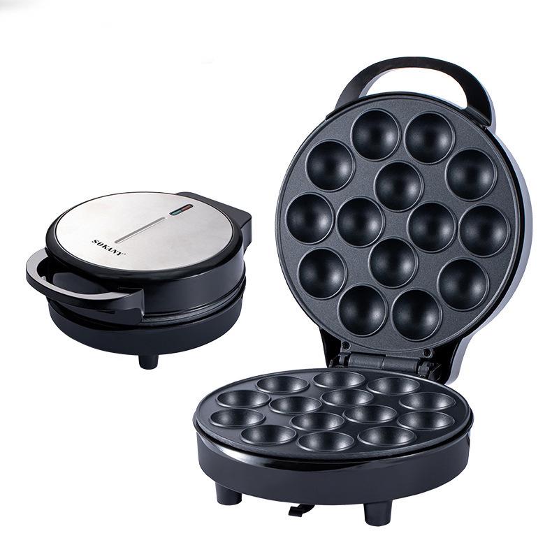 Cross-Border 14-Hole Multifunctional Culinary Machine: Takoyaki, Cake, Bread, Minced Meat, Pancake, and Breakfast Maker. EU 220V