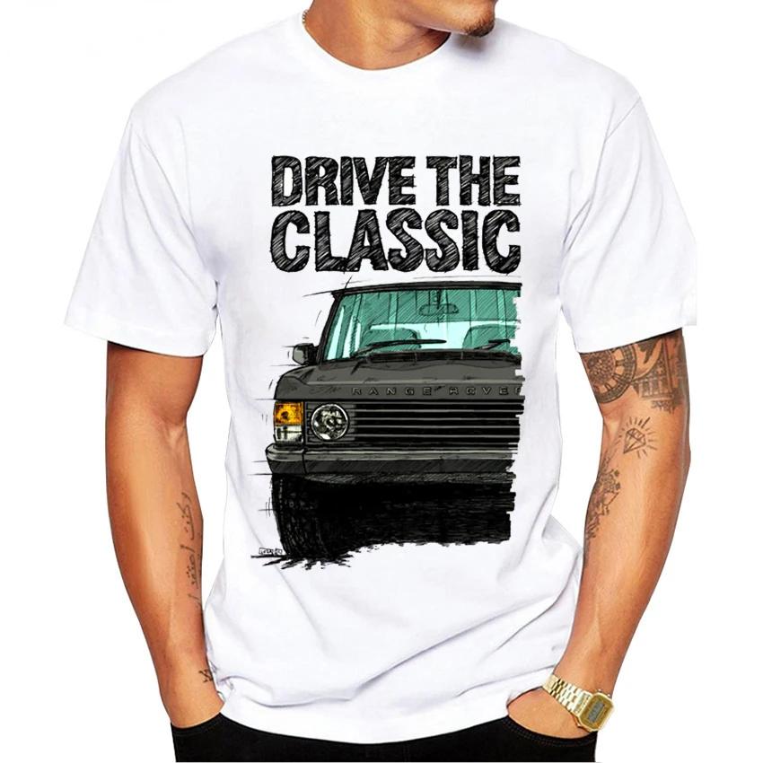 2025 new model Mens Short Sleeve TShirt Classic OffRoad Racing Shirt Car Design Harajuku White Casual Summer Casual Fashion T