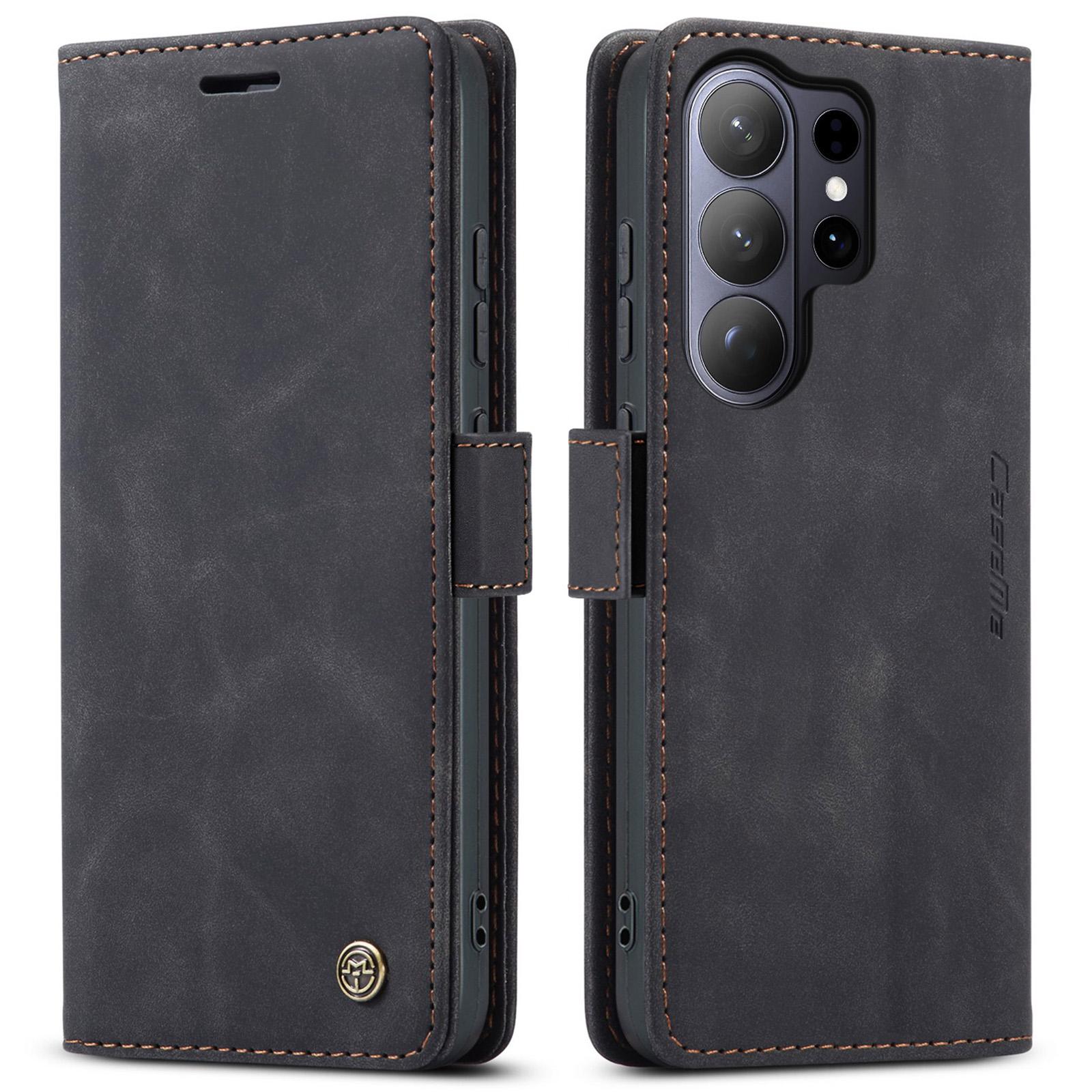 

CaseMe-013 For Samsung Galaxy S26 Ultra New Flip Wallet PU Leather Case Stand Cover Protectives Skins 17*8.8*1.7cm чёрный