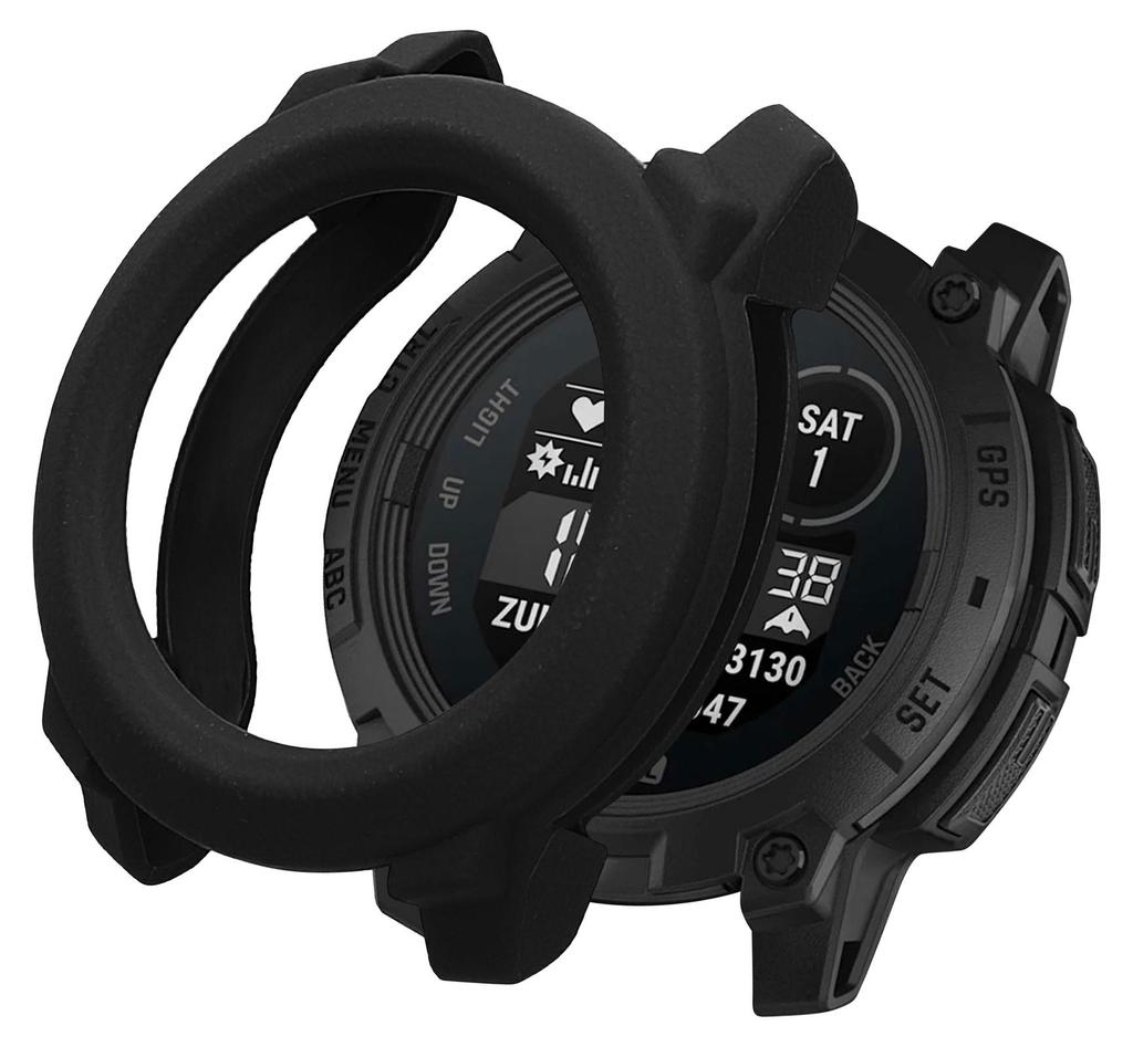 Garmin Instinct 3 smartwatch case TPU impact protection Black
