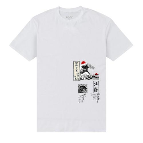 Tričko Apoh Unisex pro dospělé Great Wave Hokusai