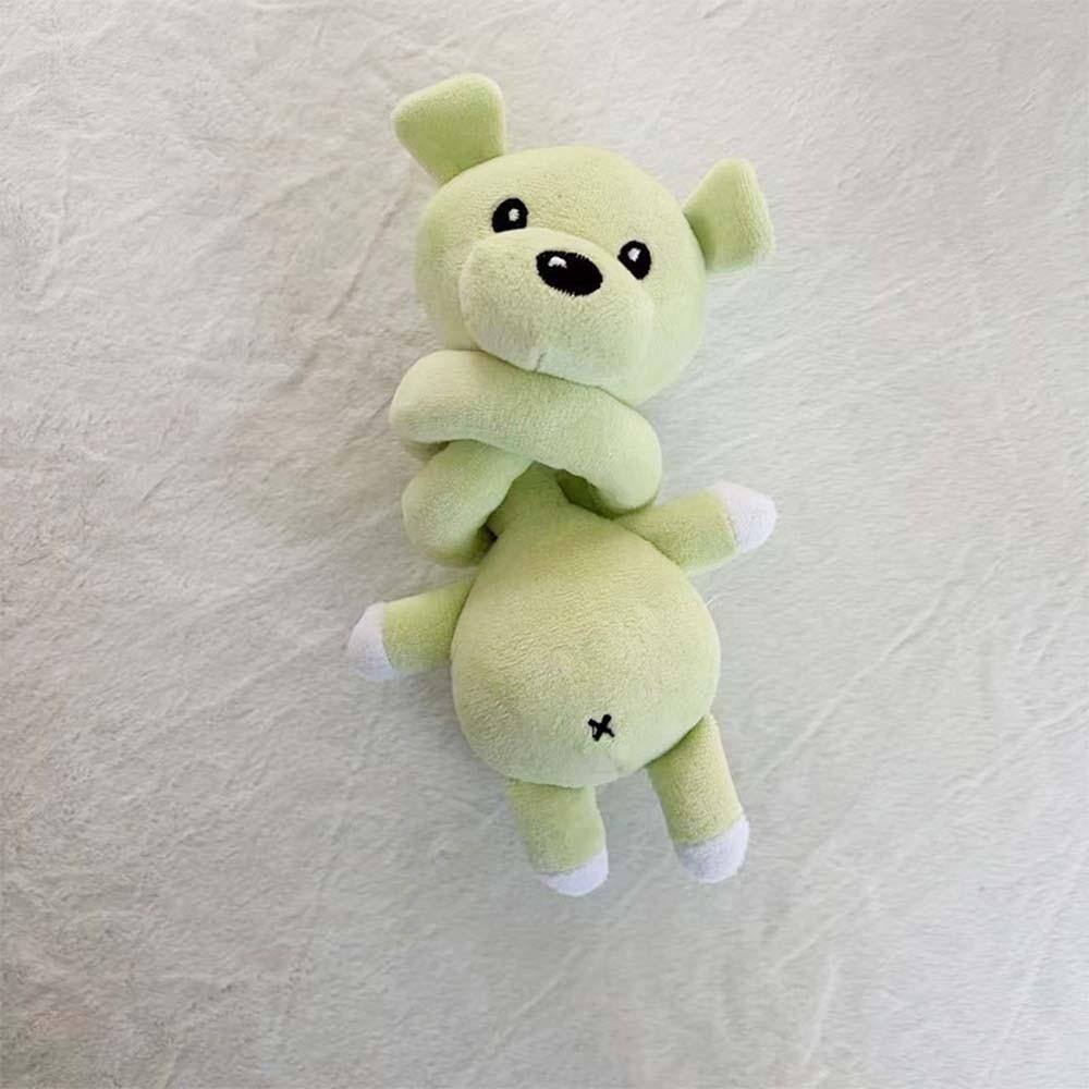 

Frog Giraffe Bag Pendant Cartoon Pink Pig Plush Pendant Long Neck Plush Key Chain Seat Belt Decor Style 9