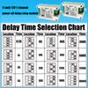 Programmable Time Delay Relays Module Highly Durability Construction Easy Installation for Electrical Device Protections