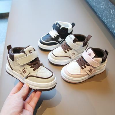 Spring and Autumn Boys and Girls Casual Board Shoes New High-top Soft-soled Children's Sports Shoes