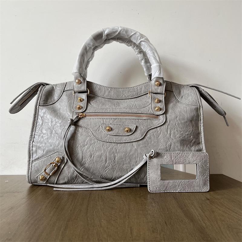 Women's Mini Crossbody Tassel Bag - Medium/Small Size, Motorcycle Style